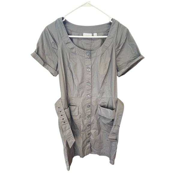 New York and Company Belted Dress Size L - Picture 1 of 8